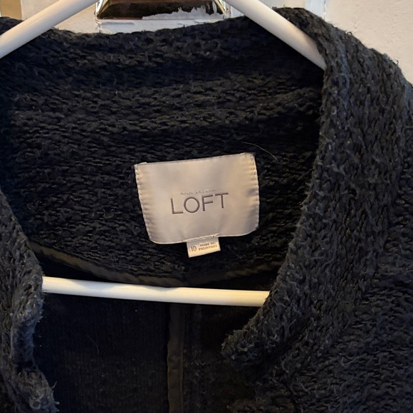 LOFT Textured Black Blazer - Picture 3 of 5